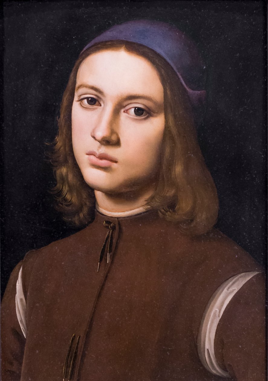 Retrato de un joven de Pietro Perugino
