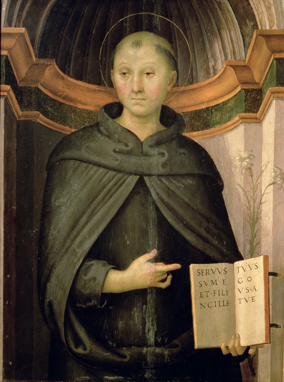 San Nicolás de Tolentino de Pietro Perugino