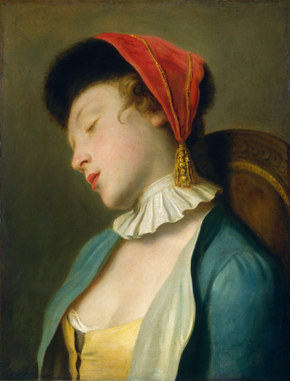 Una niña durmiendo de Pietro Antonio Rotari