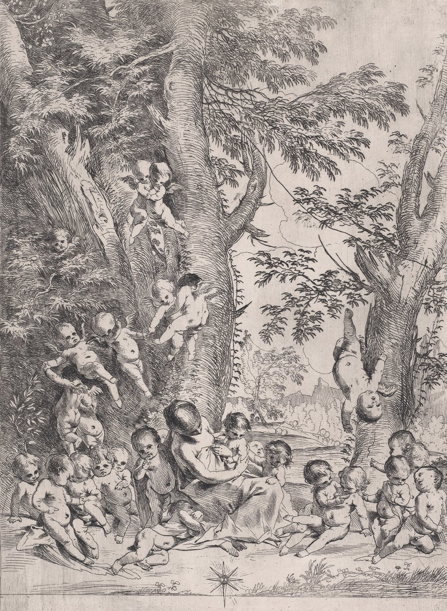 El jardín de la caridad de Pietro Testa