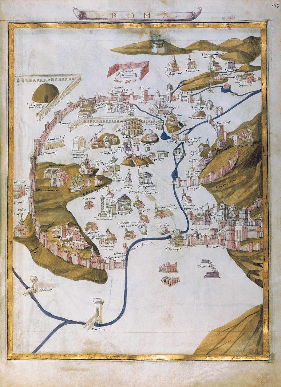 Vista de Roma de Pietro del Massaio