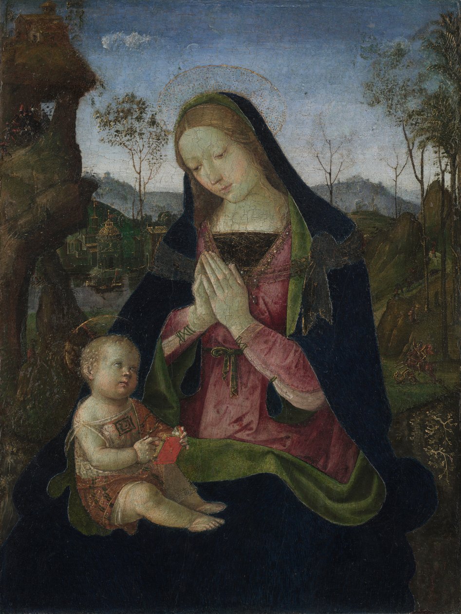 Virgen y Niño de Pintoricchio