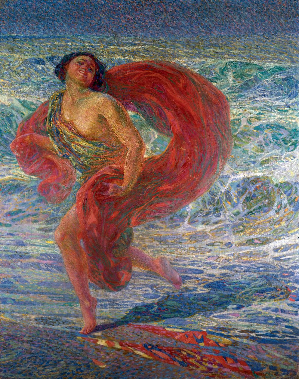 Isadora Duncan. Gioia tirrena, 1914 de Plinio Nomellini