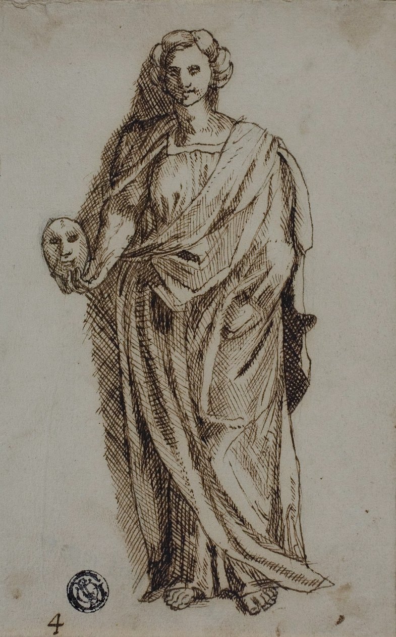 Melpomene de Polidoro da Caravaggio