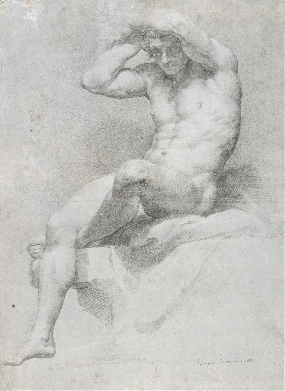 Desnudo académico de Pompeo Girolamo Batoni