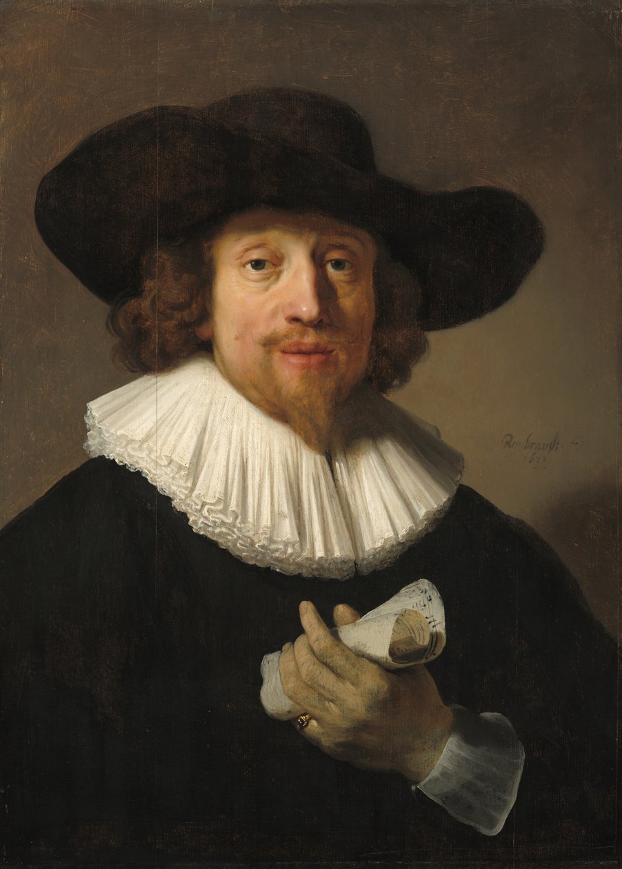 Retrato de un hombre de Possibly Rembrandt