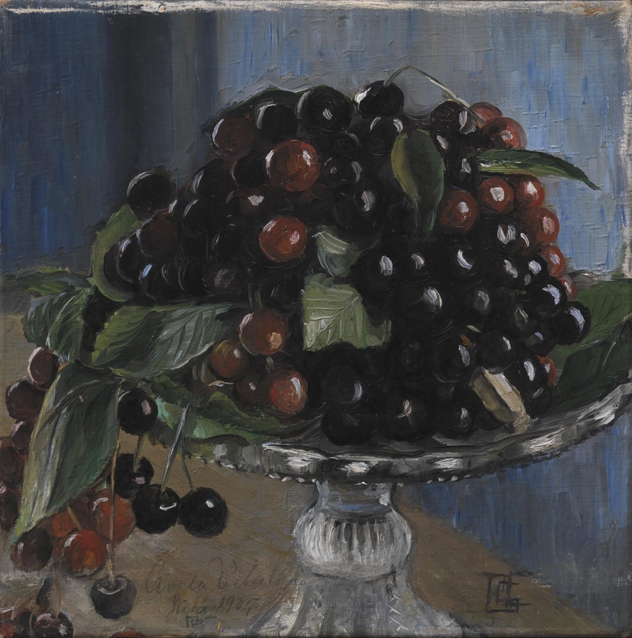 Cerezas en un frutero. Civitá d