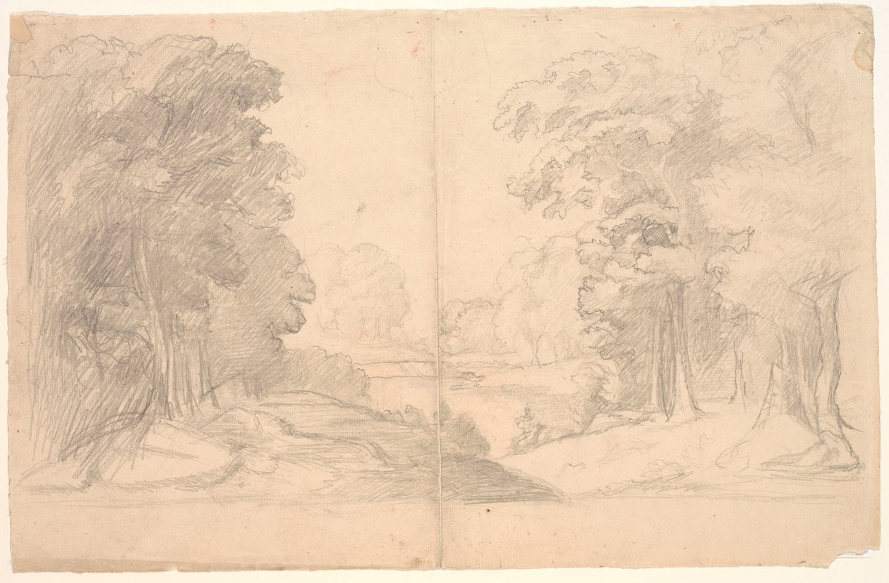 Paisaje con árboles de Poul S. Christiansen