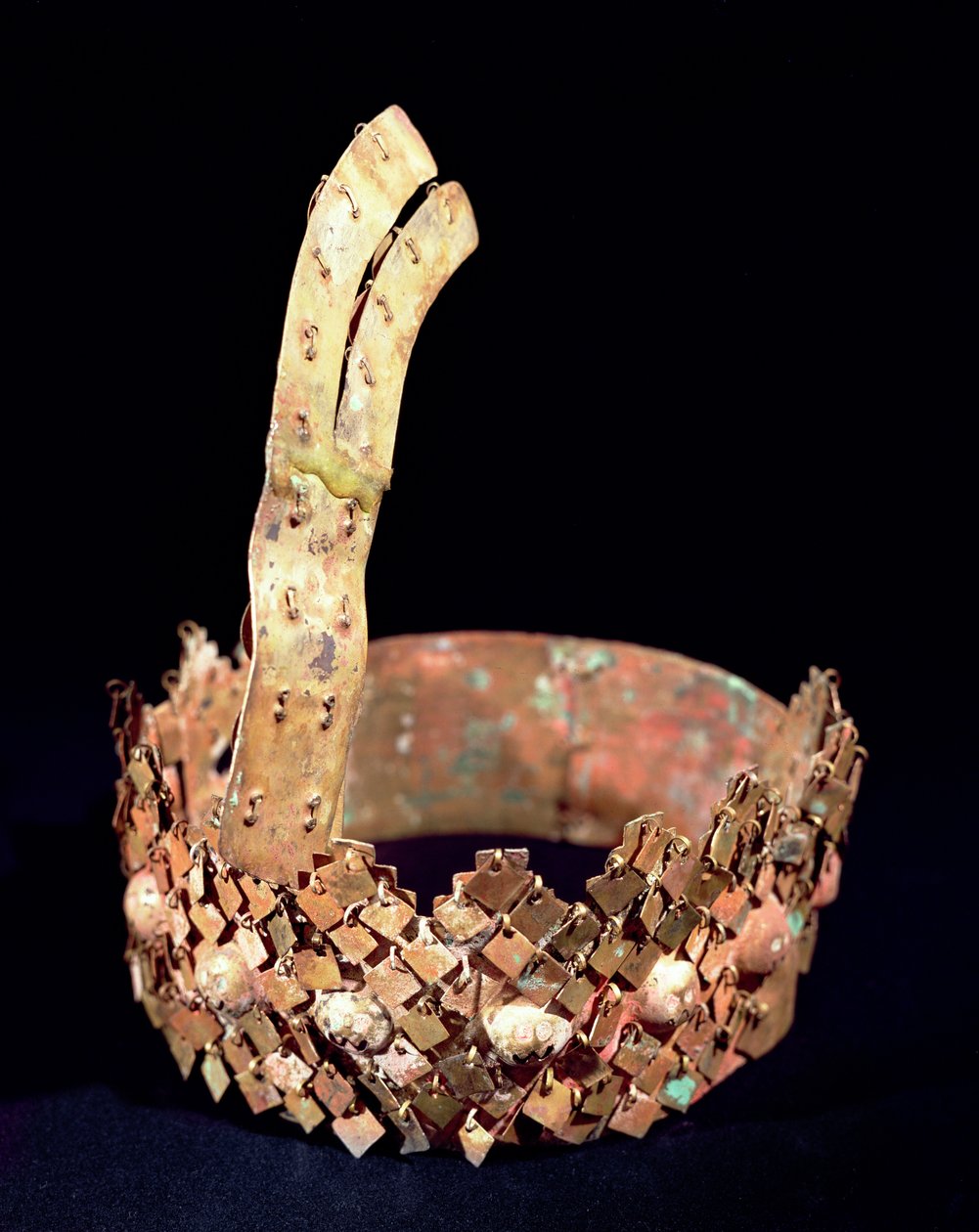 Diadema, Chimu (oro) de Pre Columbian