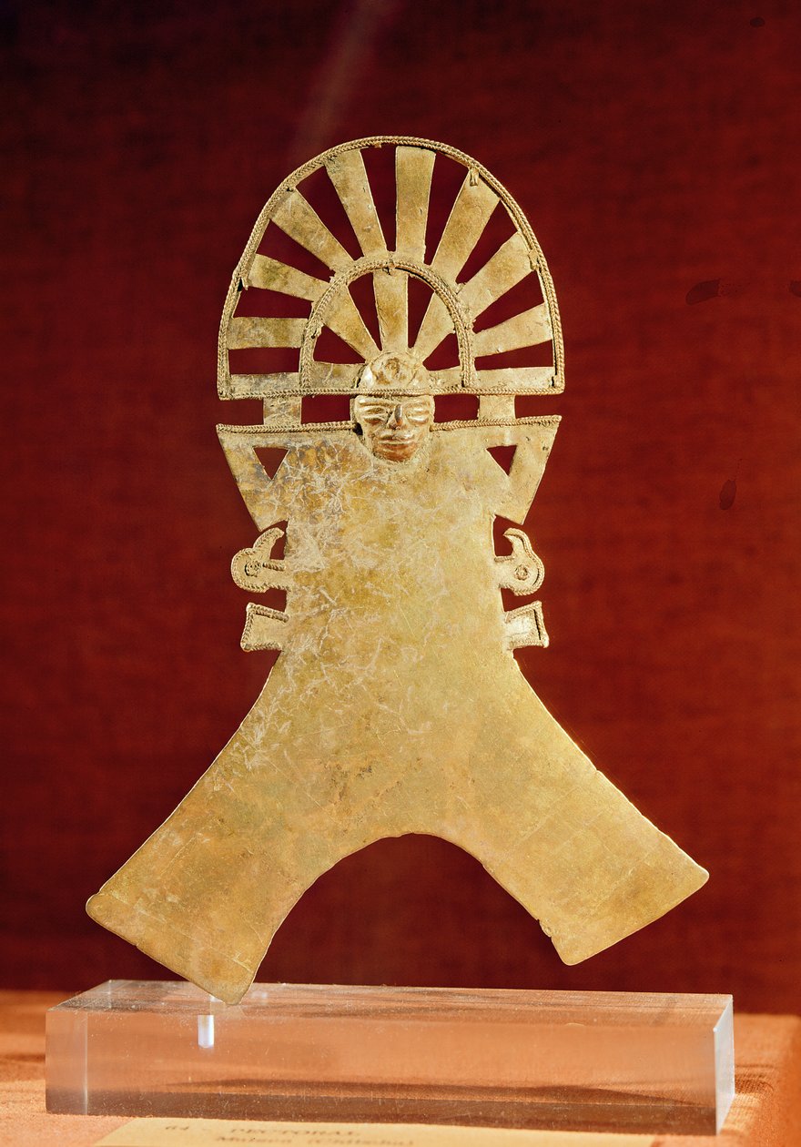Pectoral, Cultura Muisca, 1100-1500 de Pre Columbian