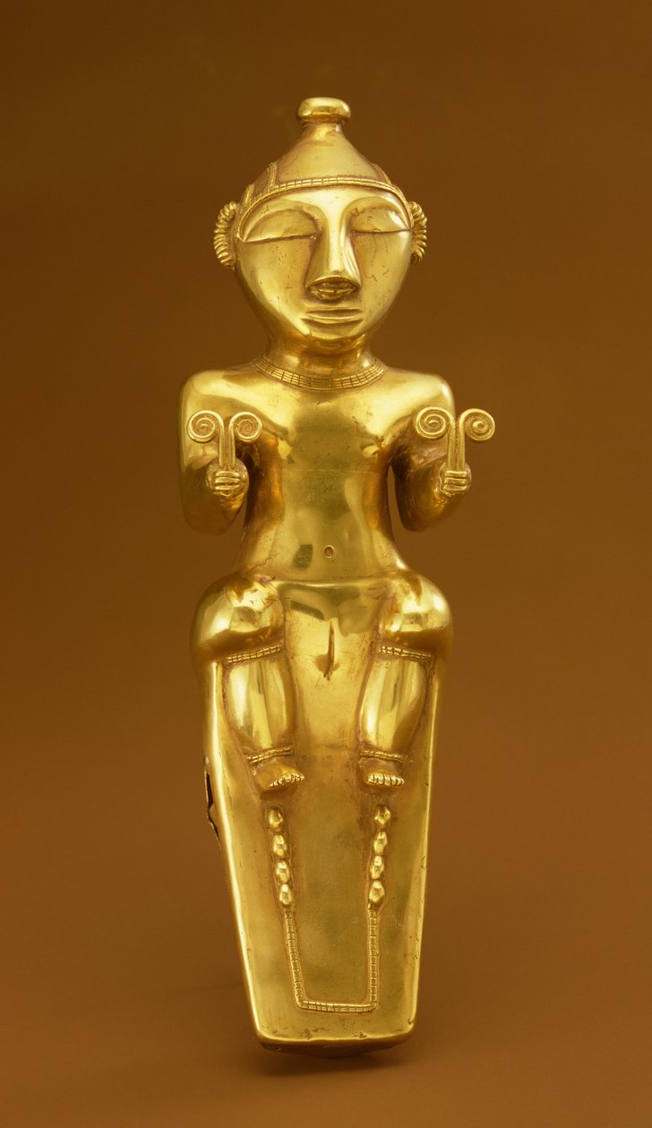 Frasco de lima Quimbaya, de Colombia de Pre Columbian