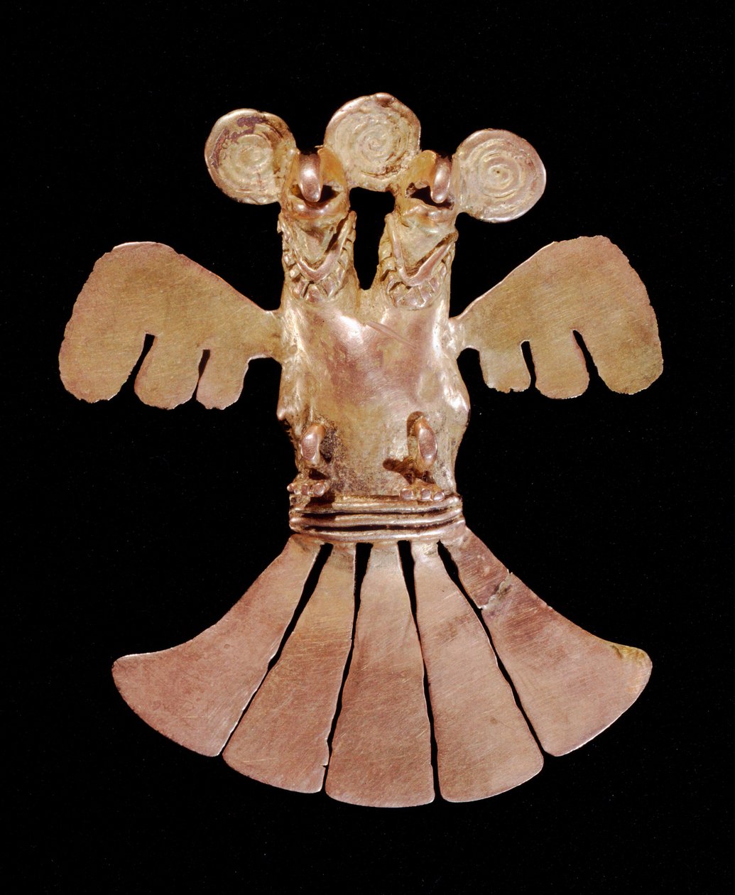 Colgante de águila bicéfala, Popayán (700-1500) de Pre Columbian Pre Columbian