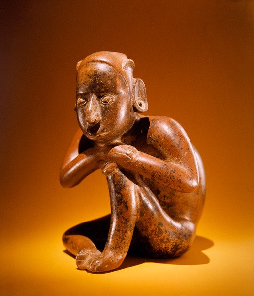 Figura sentada, Cultura Colima de Pre Columbian Pre Columbian