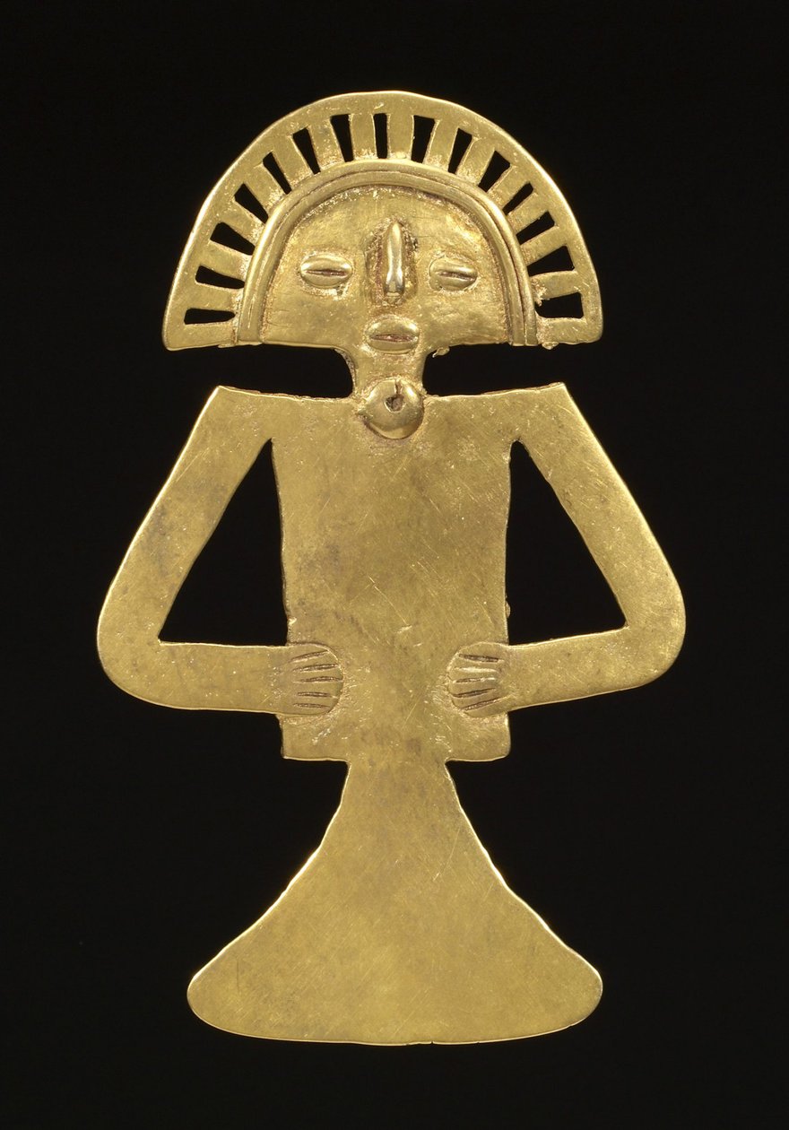 Colgante figurativo, c.700-1000 de Pre Columbian Pre Columbian