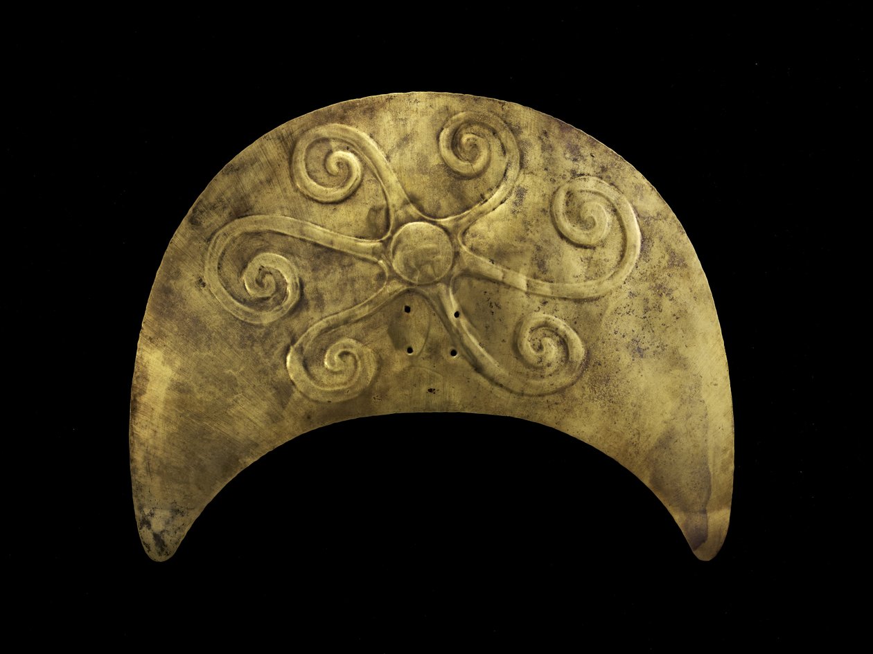 Ornamento de Tocado con Sol, Moche de Pre Columbian Pre Columbian
