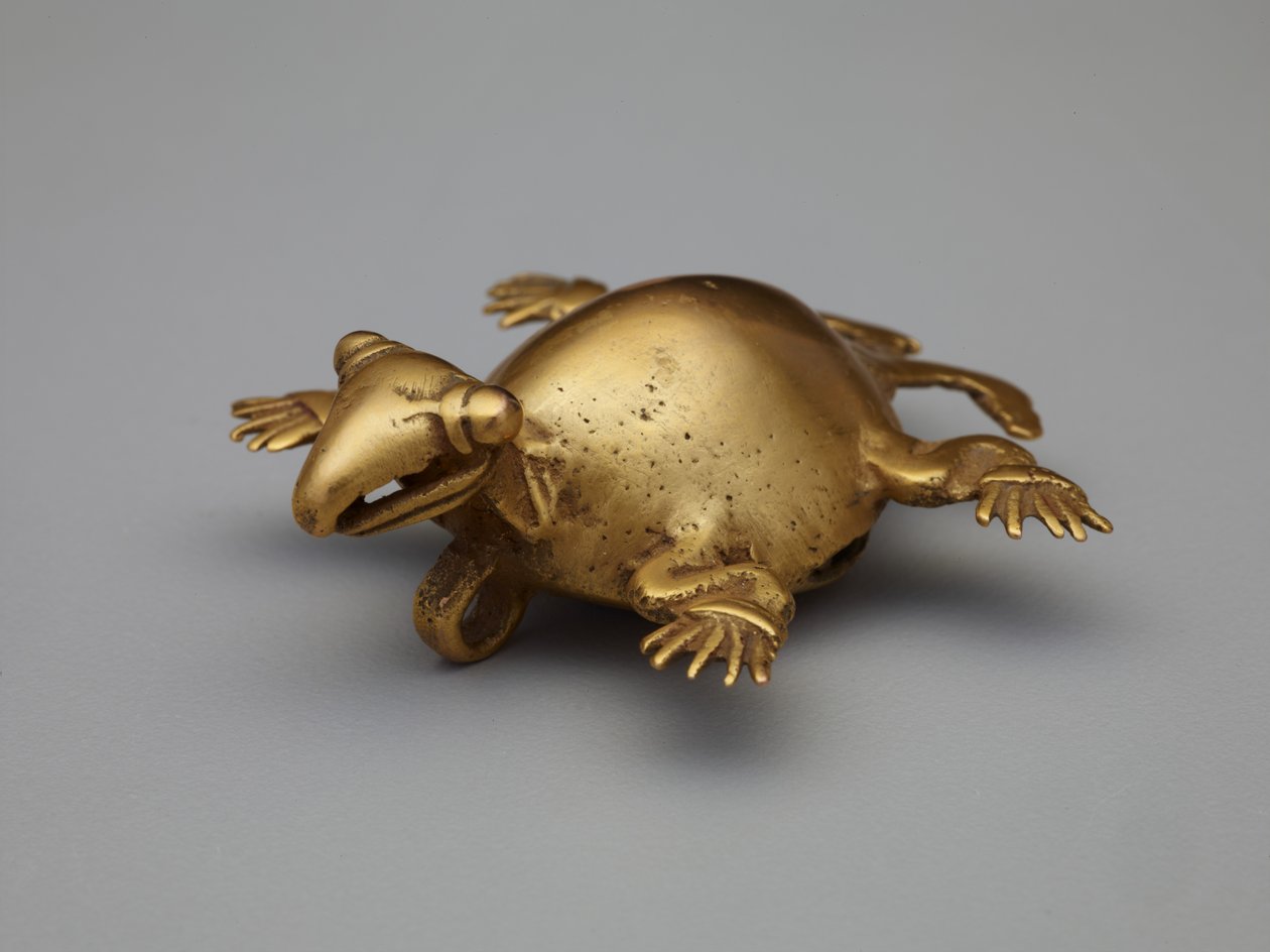 Campana colgante: tortuga, 800-1200 de Pre Columbian Pre Columbian