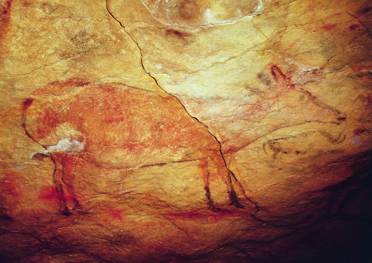 Ciervo de las Cuevas de Altamira, c.15,000 a.C. de Prehistoric
