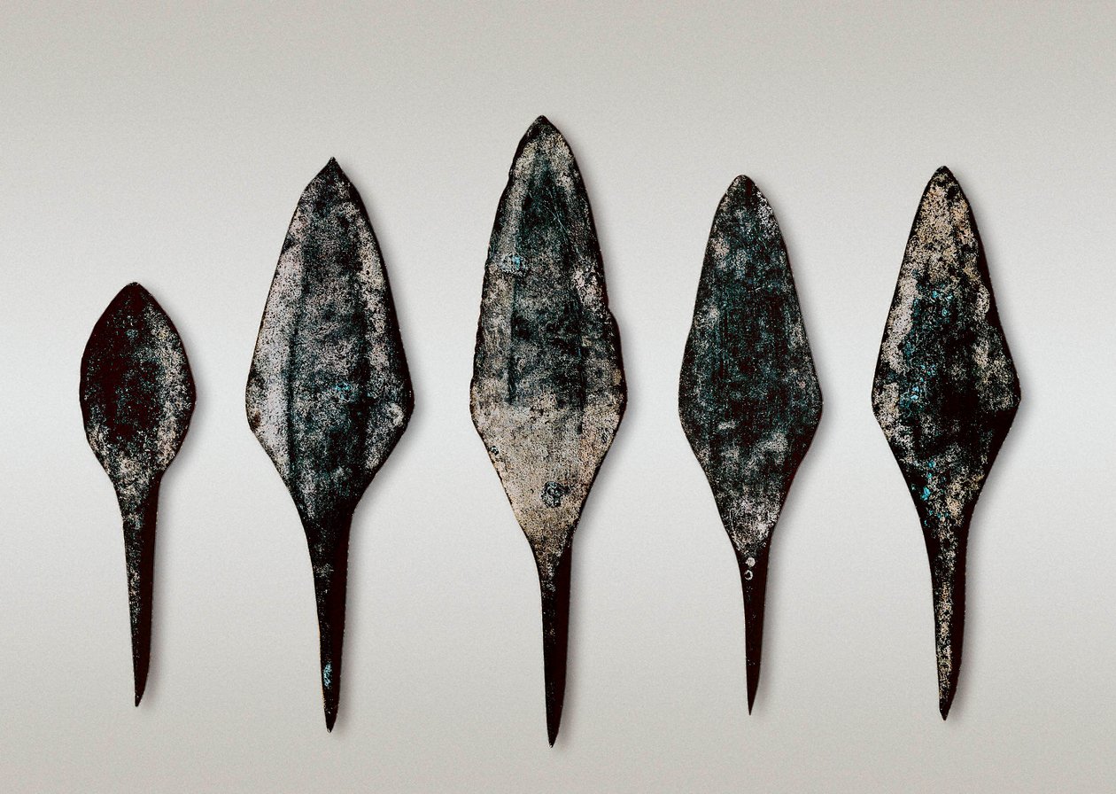 Cultura argárica: puntas de flecha de Prehistoric Prehistoric
