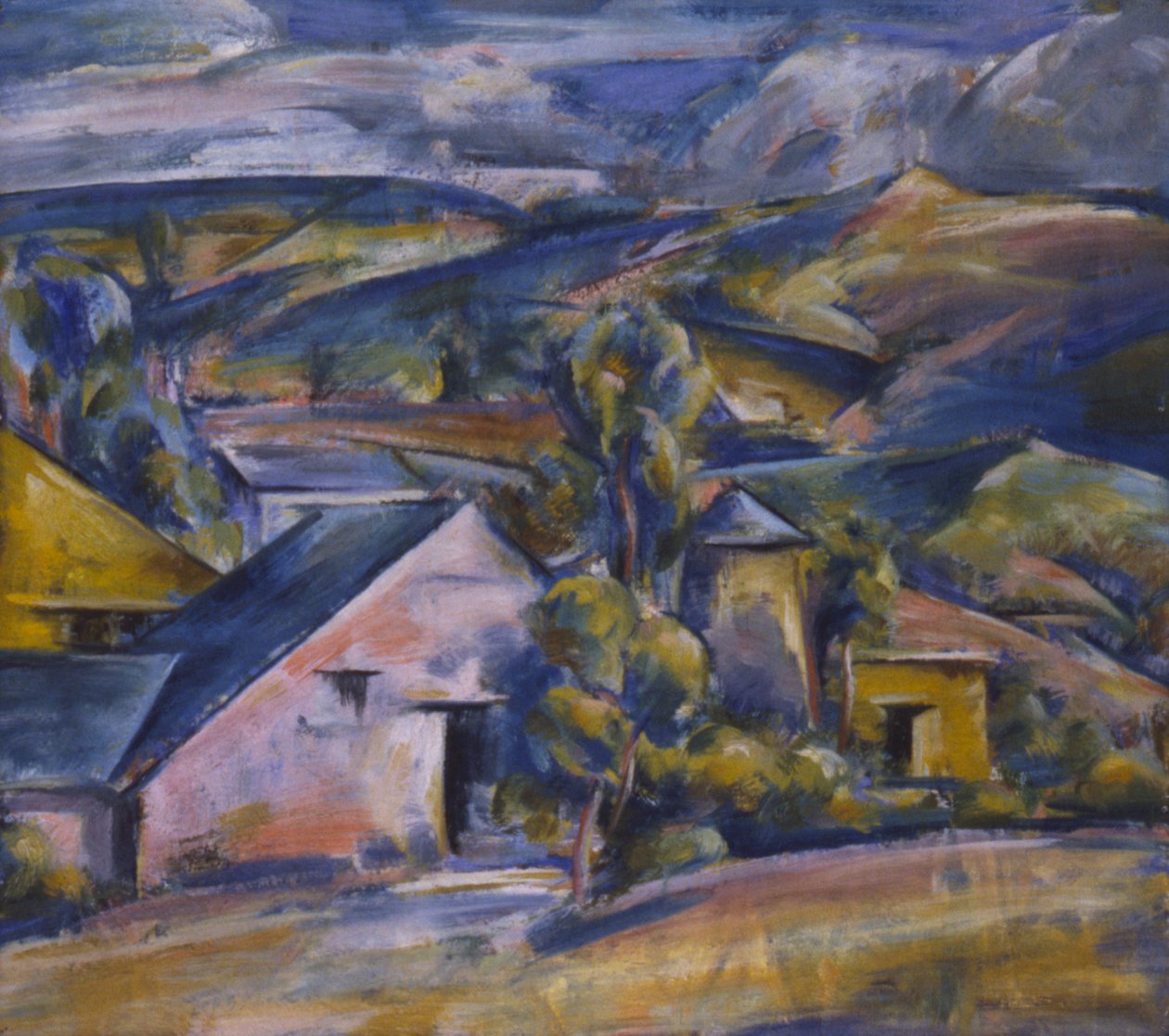 Las colinas, ca. 1919 de Preston Dickinson