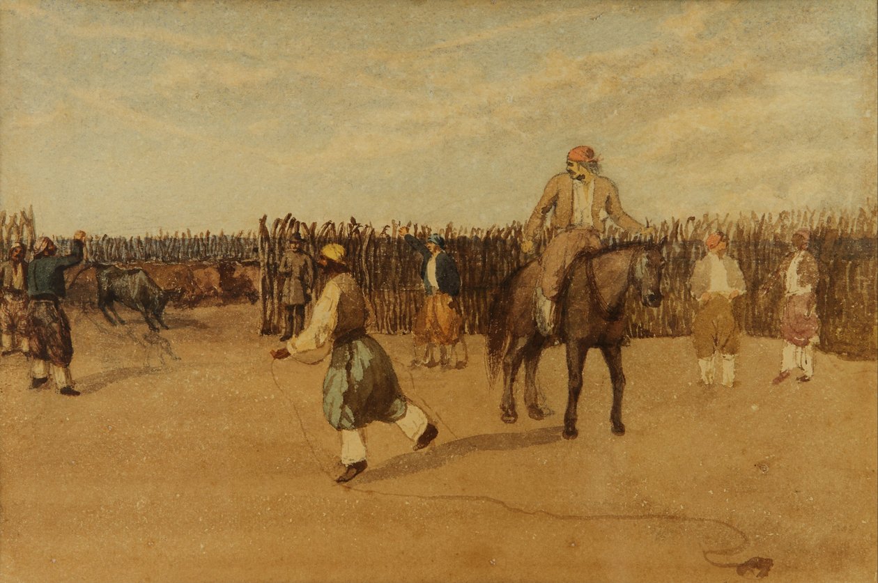 En el corral de Prilidiano Pueyrredon