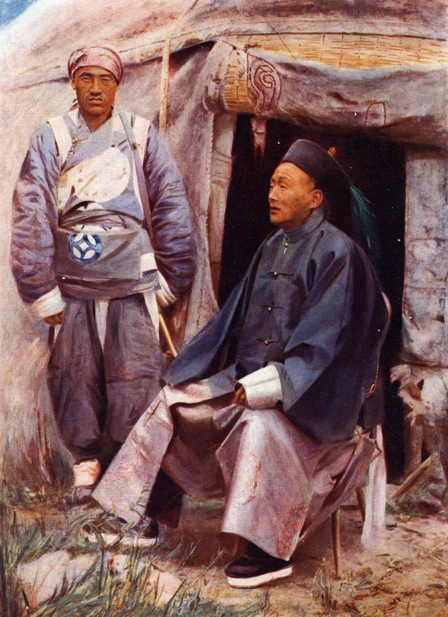 El Taotai de Kashgar, c.1910 de Prince Alexandre Gagarine