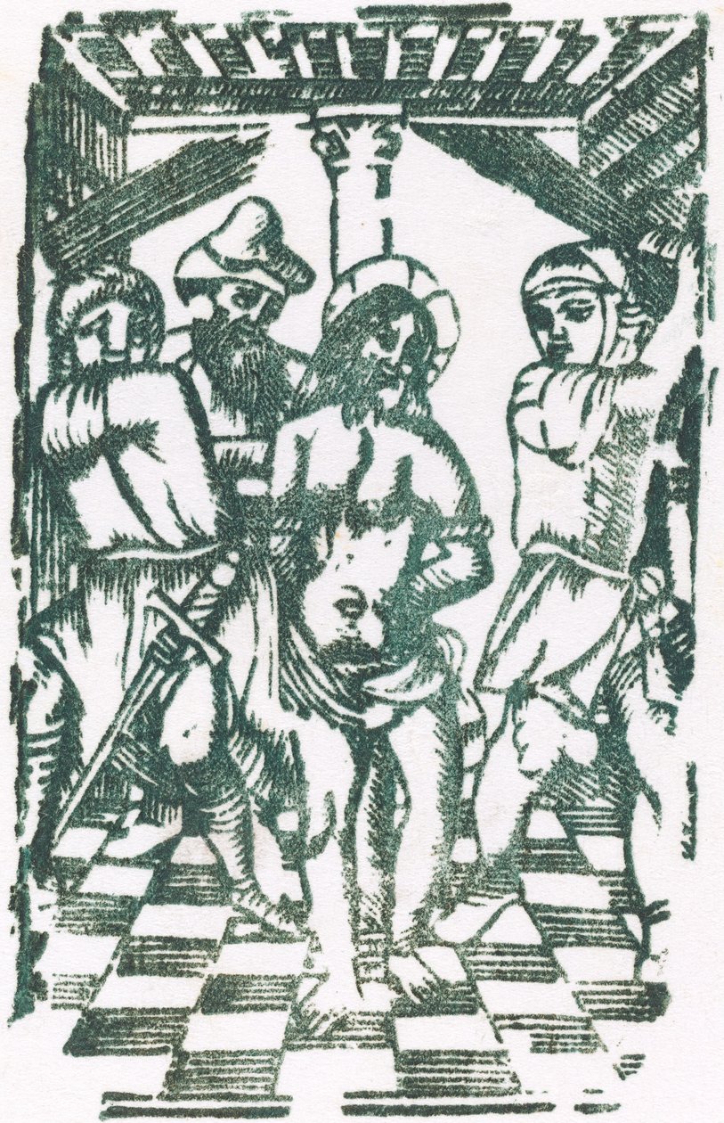 La flagelación de Probably French 16th Century