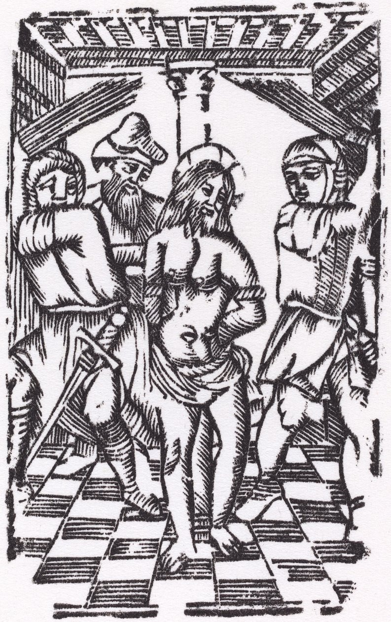 La flagelación de Probably French 16th Century