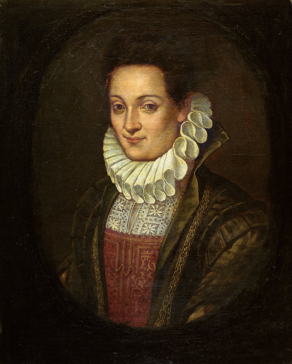 Retrato de Lavinia Fontana o Autorretrato de la artista, c.1595 de Prospero Fontana