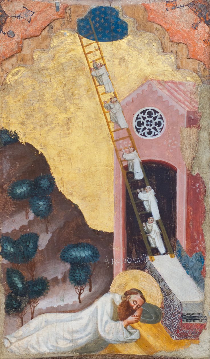 Visión de San Romualdo de Pseudo Jacopino di Francesco