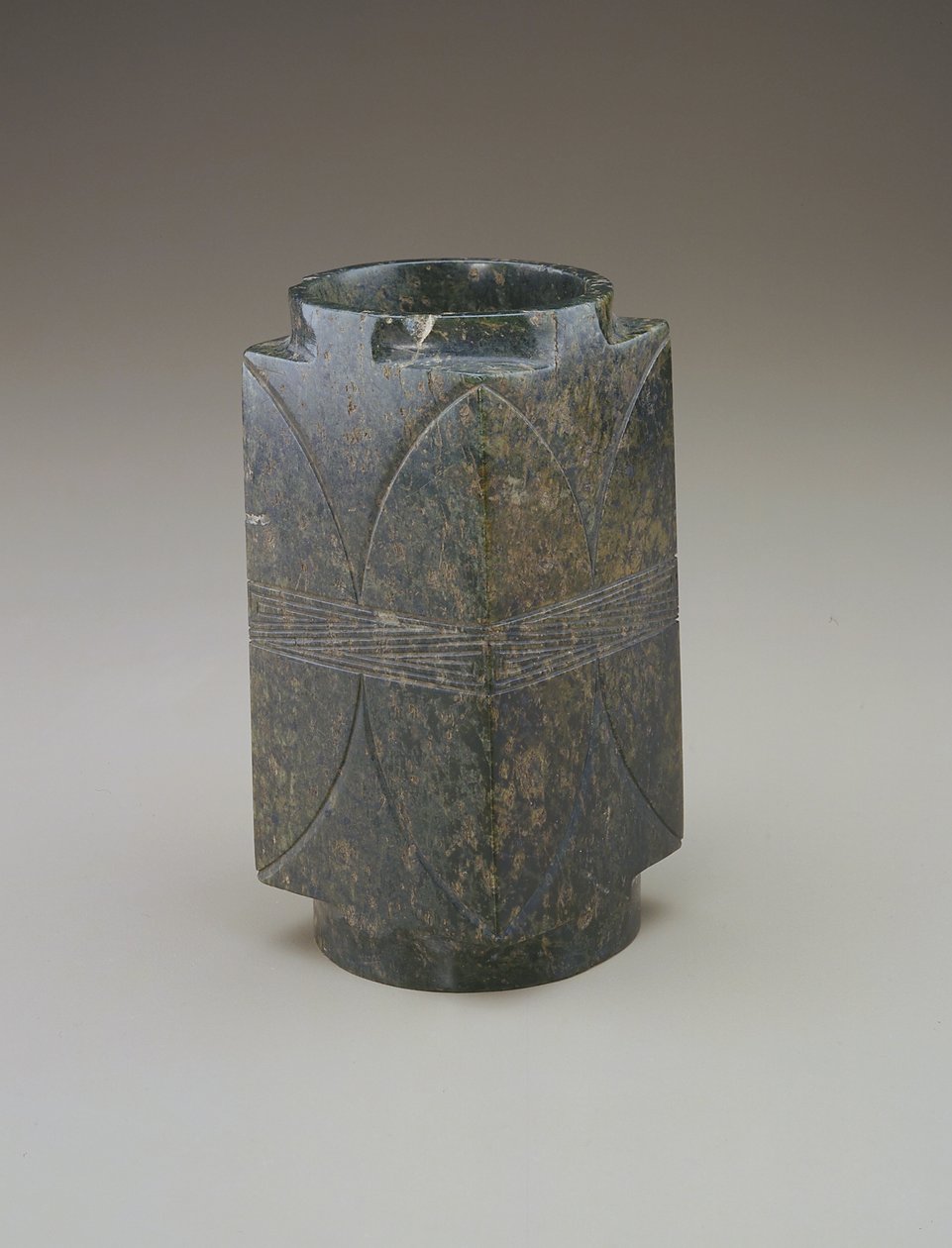 Cong (jade) de Qing Dynasty Chinese School