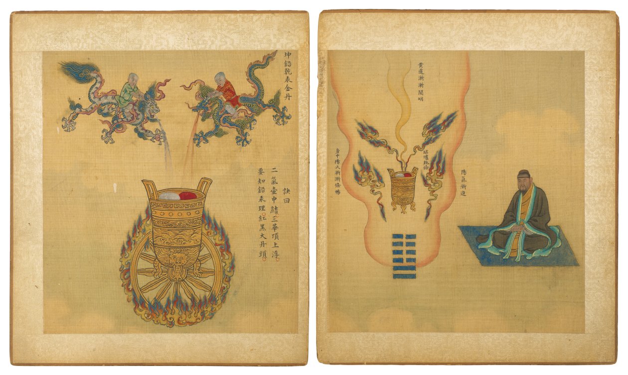 Alquimia taoísta de Qing Dynasty Chinese School