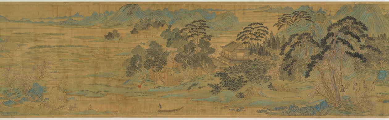 El Manantial del Durazno 桃花源圖 de Qiu Ying