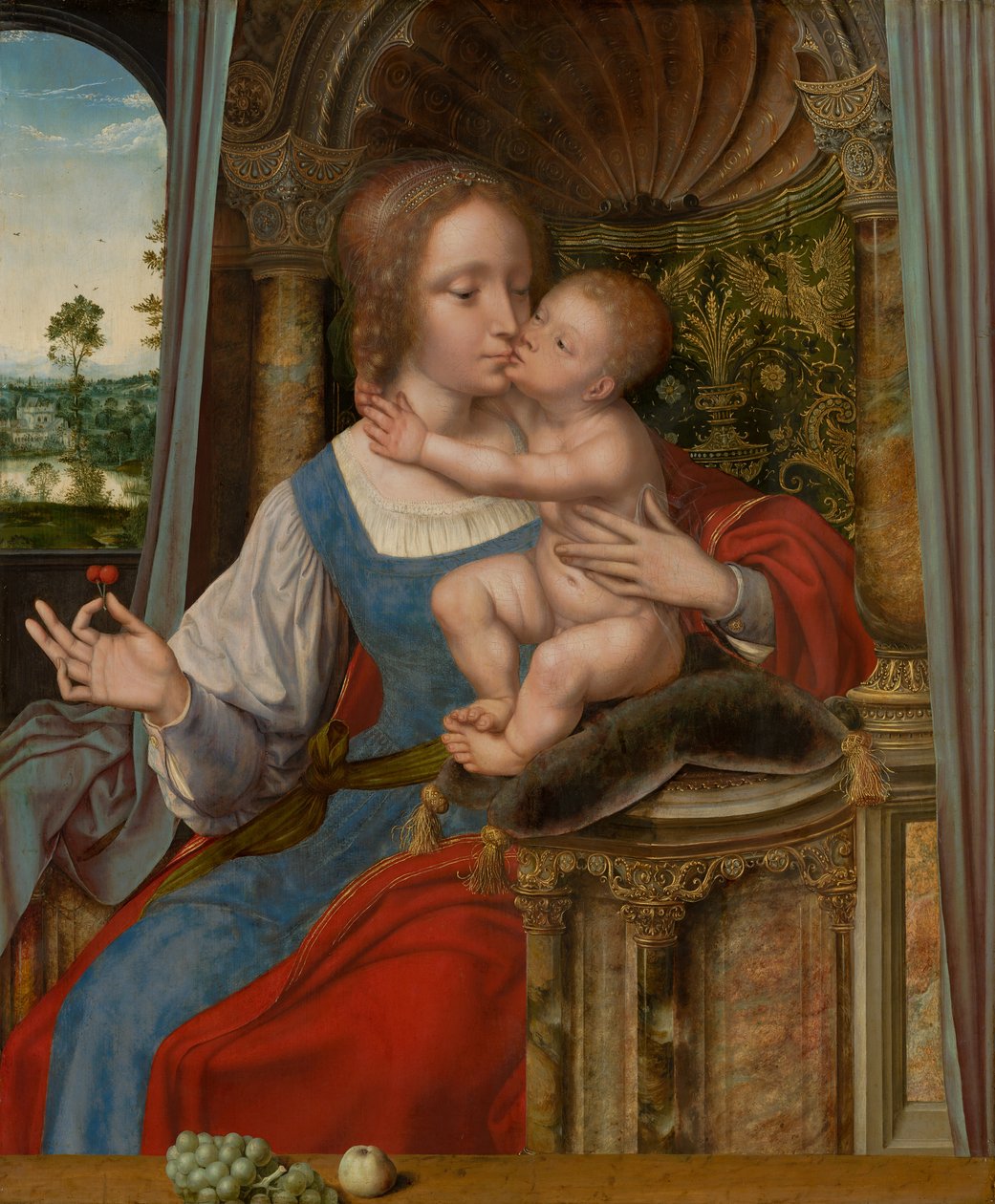 Madonna y Niño, c.1525-30 de Quentin Massys or Metsys