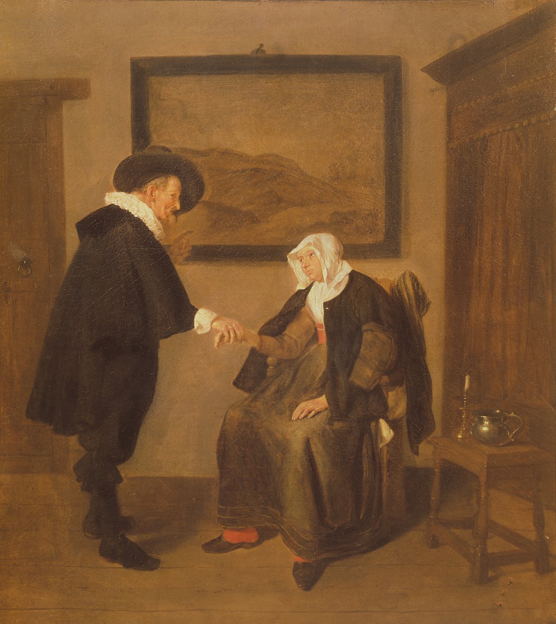 La consulta, c.1655 de Quiringh Van Brekelenkam