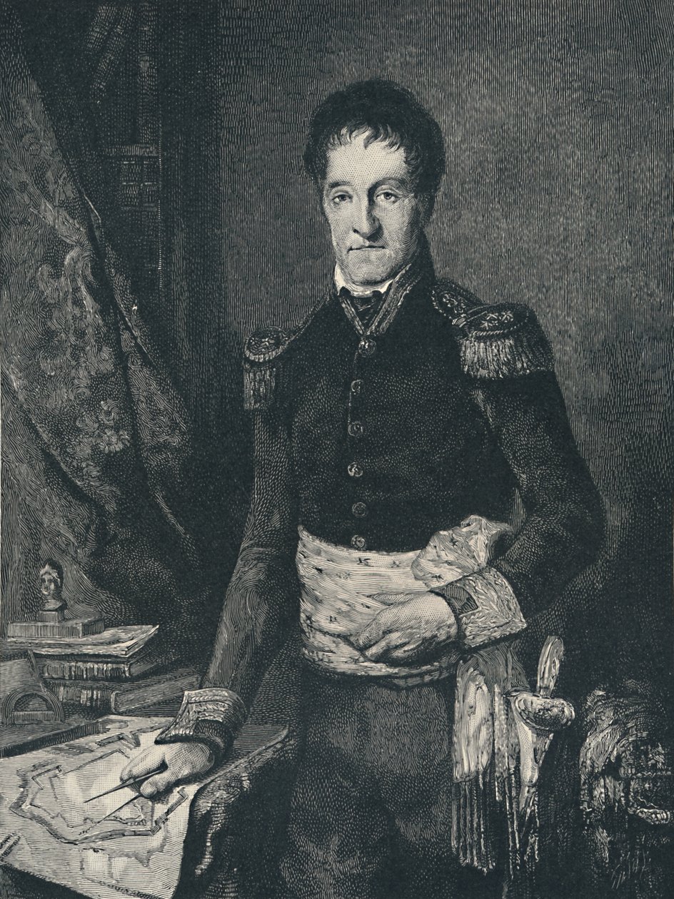 Lazare-Nicolas-Marguerite Carnot, c. 1800-1823, 1896 de R. G. Tietze