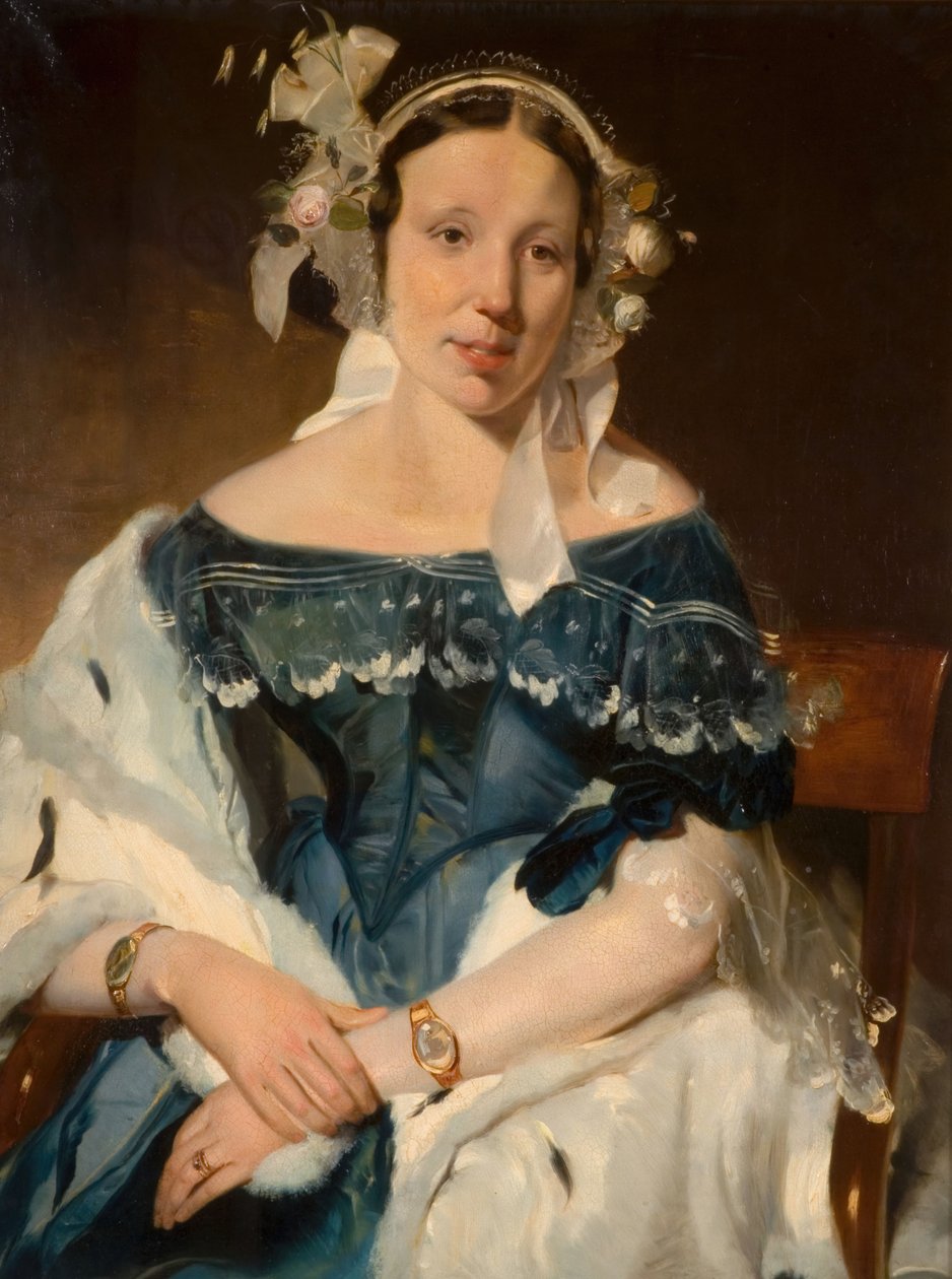 Retrato de una mujer, 1830 de R. T. Bott