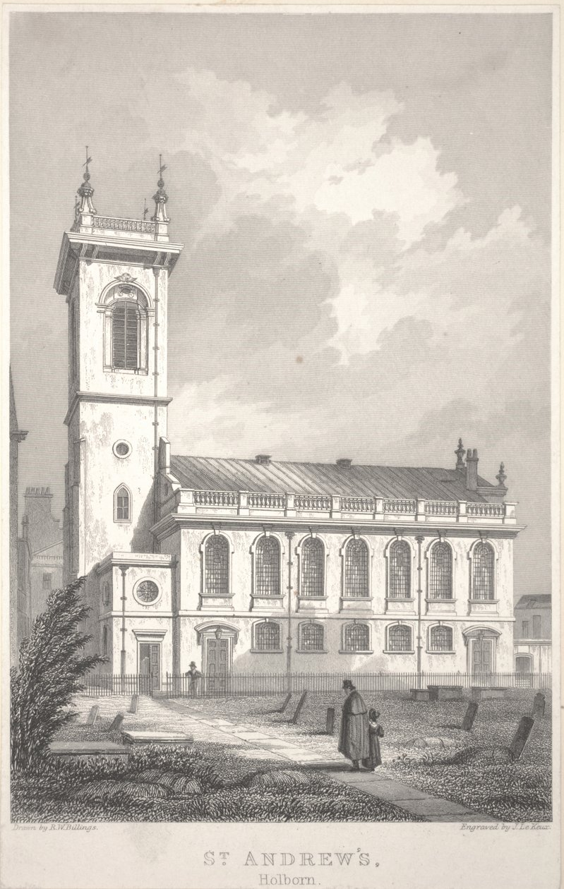 San Andrés Holborn de R. W. Billings