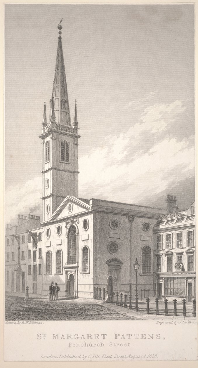 St. Margaret Pattens, Fenchurch Street de R. W. Billings
