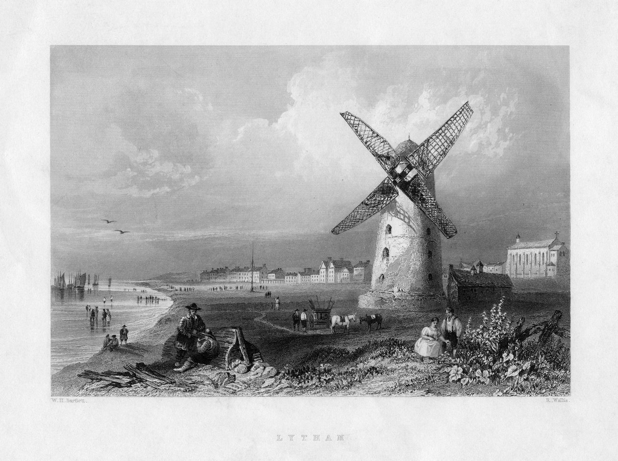 Lytham, Lancashire, siglo XIX de R. Wallis