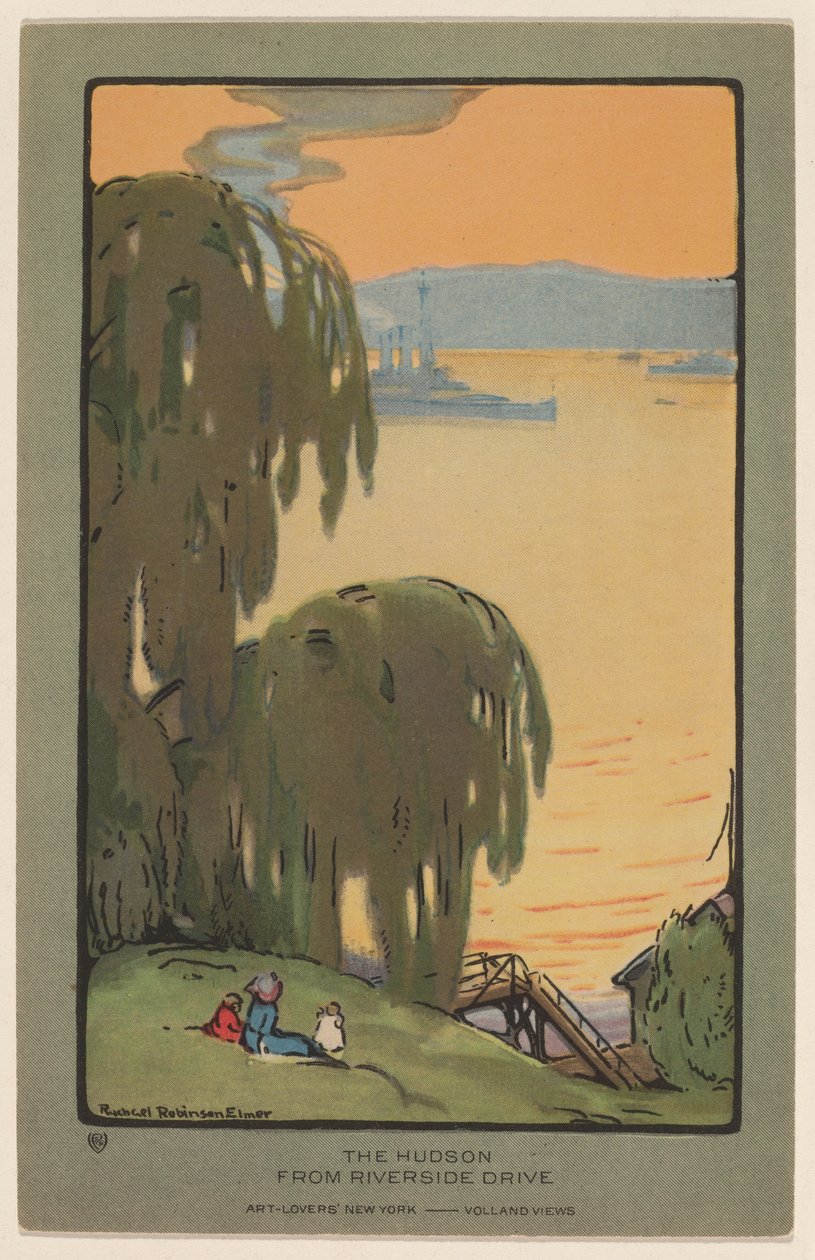El Hudson desde Riverside Drive de Rachael Robinson Elmer