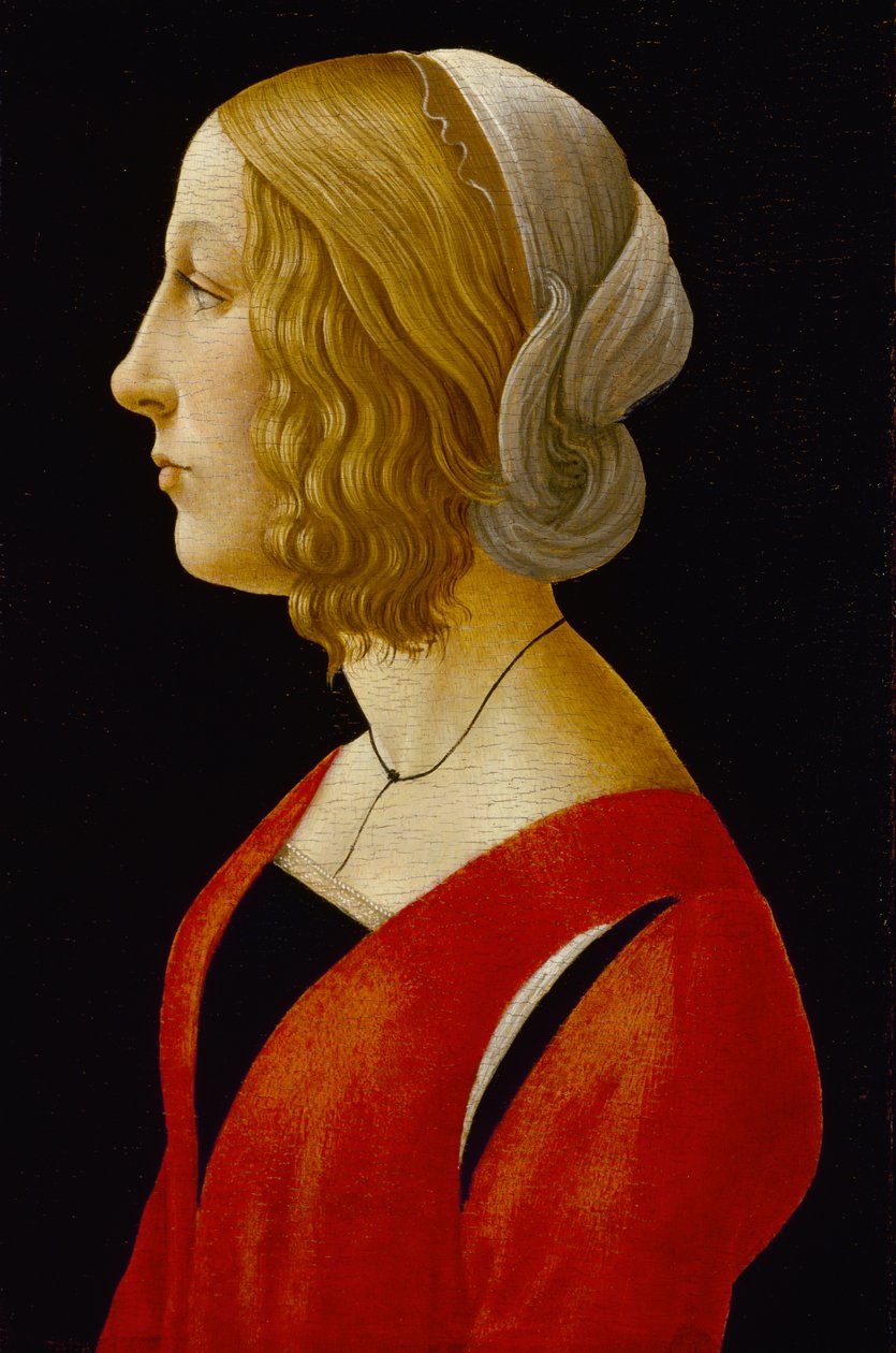 Busto de una joven, c.1485-90 de Raffaellino del Garbo