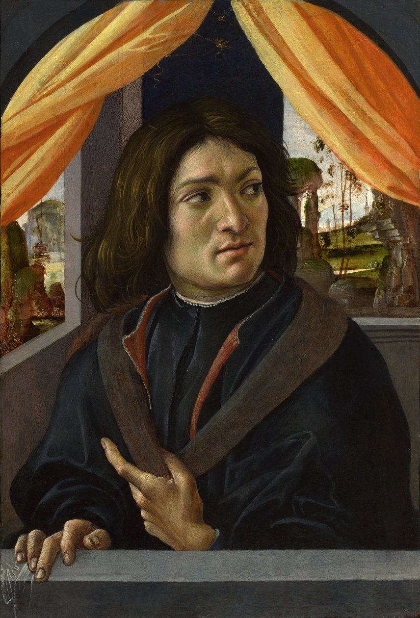 Retrato de un hombre de Raffaellino del Garbo
