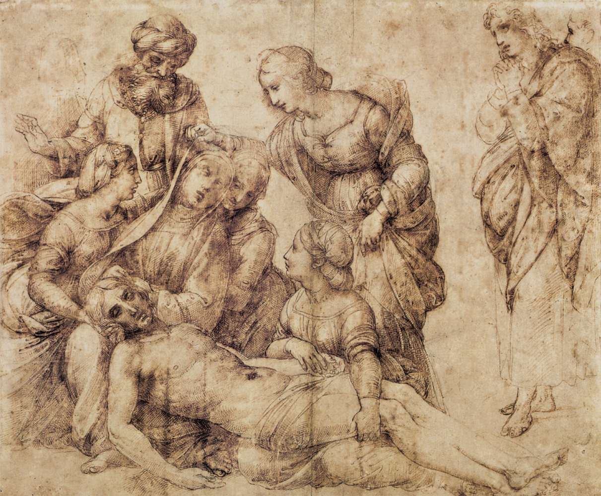 Lamentación de Raffaello Sanzio Raphael