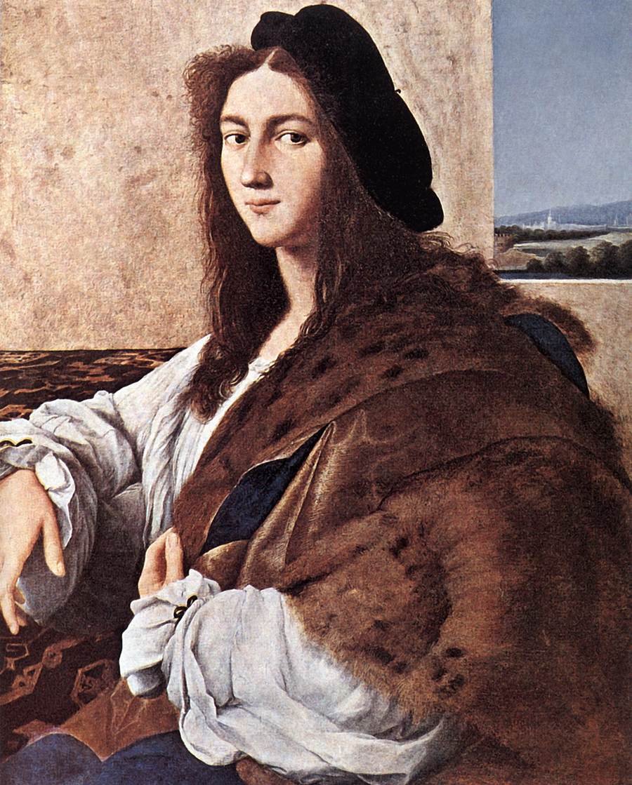 Retrato de un Joven de Raffaello Sanzio Raphael