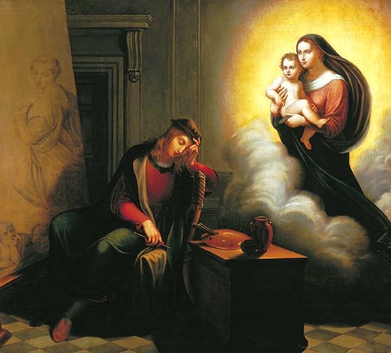 El sueño de Rafael de Raffaello Sanzio Raphael
