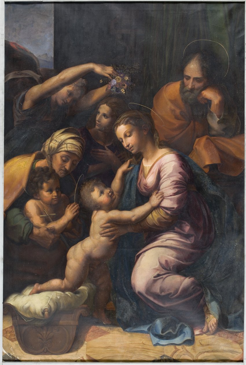 Sagrada Familia de Francisco I de Raffaello Sanzio Raphael