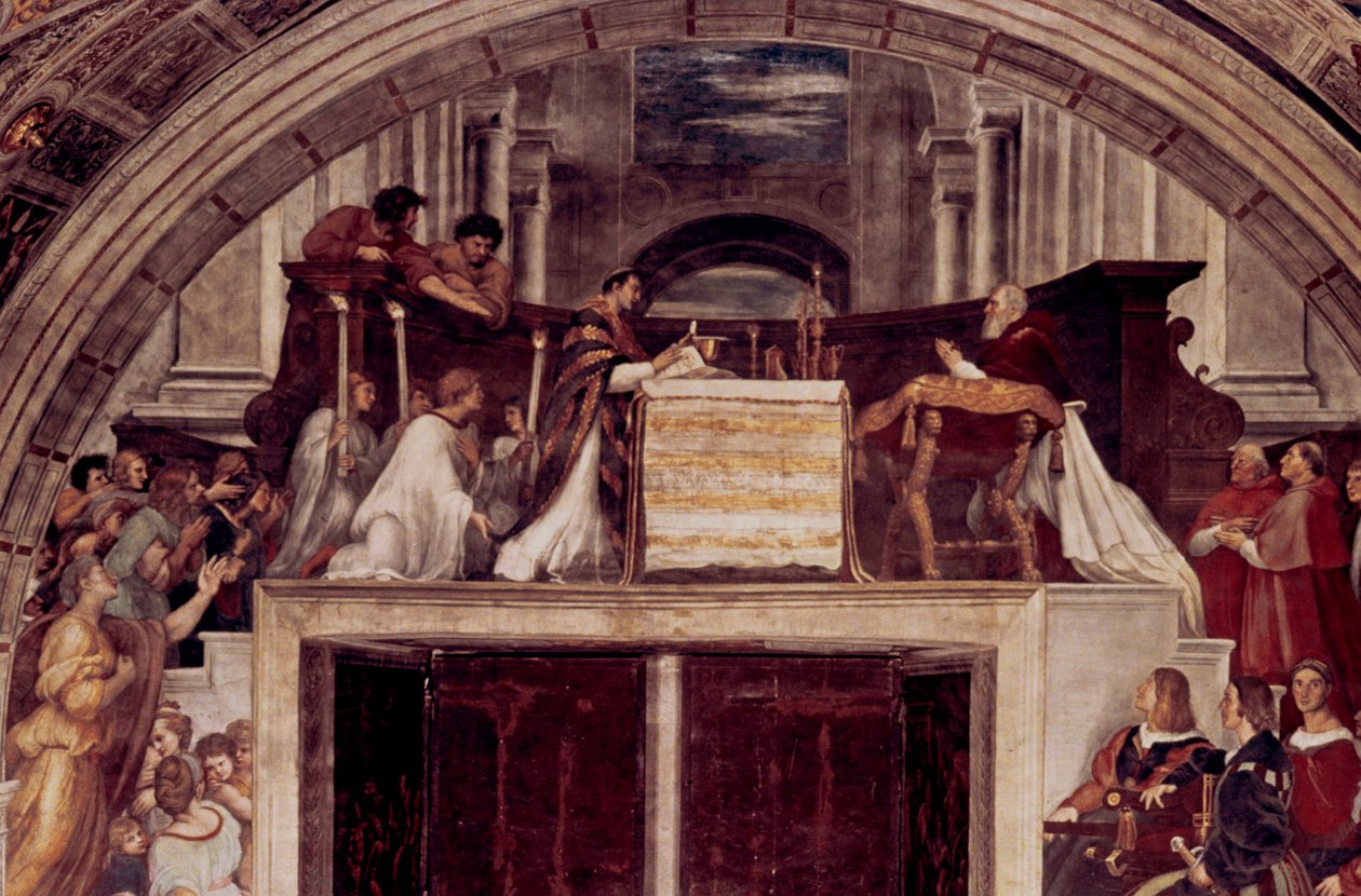 La Misa de Bolsena de Raffaello Sanzio Raphael