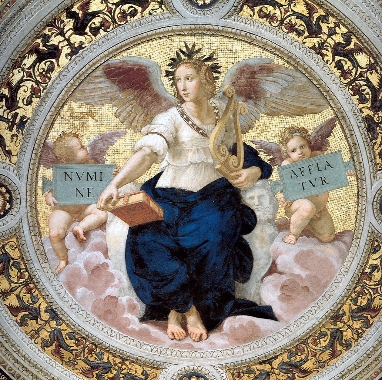 La poesía. Stanza della Segnatura, 1508 de Raffaello Sanzio Raphael