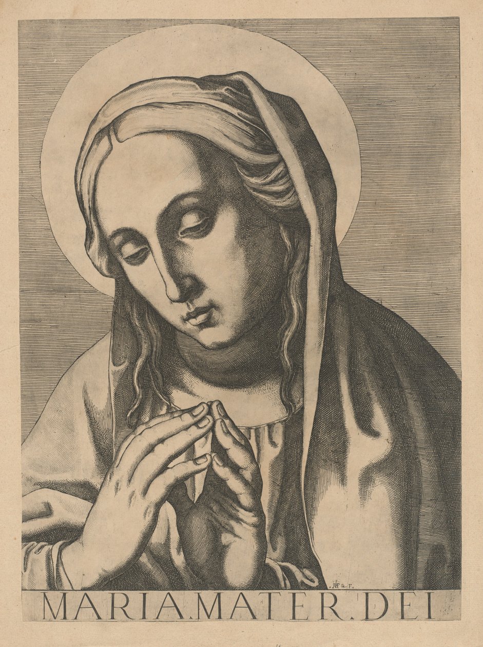 Busto de la Virgen de Raffaello Schiaminossi