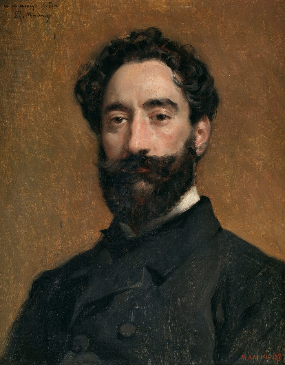 El grabador Bernardo Rico de Raimundo de Madrazo y Garreta